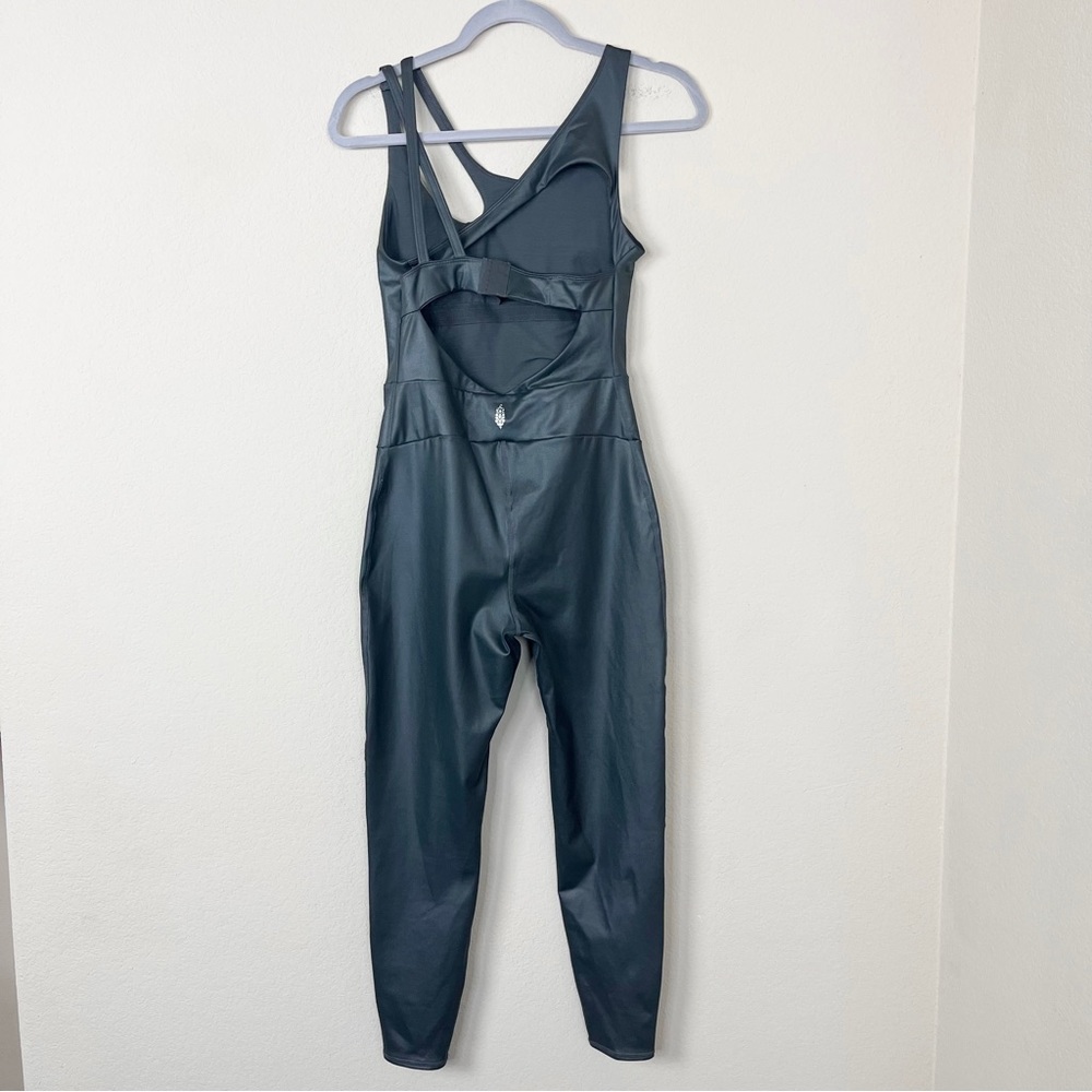FP Movement by Free People Charcoal Racerback Jumpsuit - Picture 9 of 16